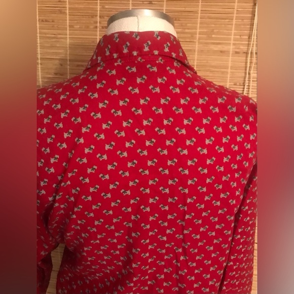 Vintage 90’s Steel Wool Scotty Dog with Bow 3/4 Wide Sleeve Size 6 - Picture 5 of 10